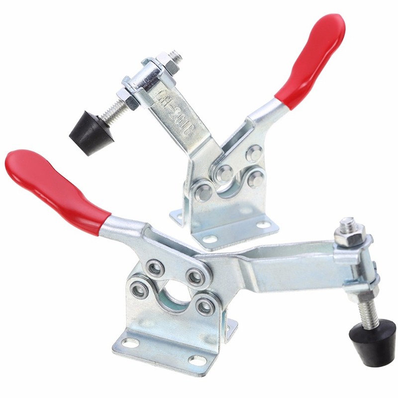 GH - 201B Hand Tool Toggle Clamp Anti Slip Horizontal Quick Release Tool 4PCS