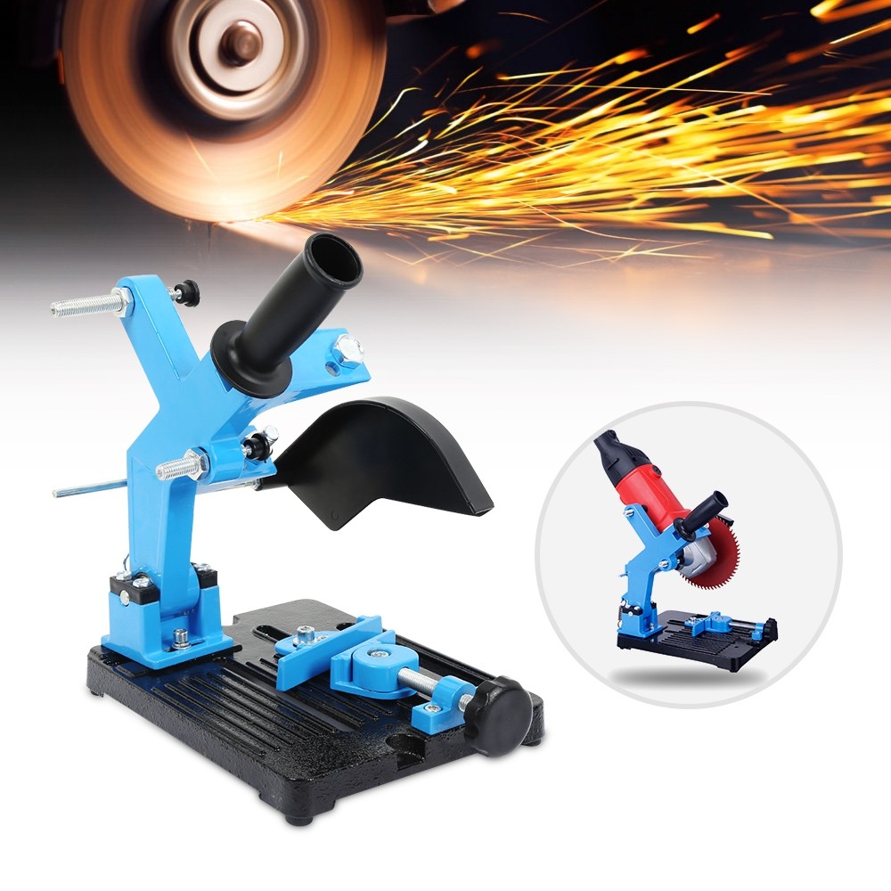 180 - 230 Angle Grinder Stand Bracket Holder Support Cast Iron Base Power Tool Accessory