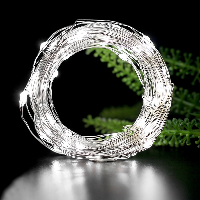OMTO  5M 10M Led String Lights Waterproof  3AA Battery Holiday lighting