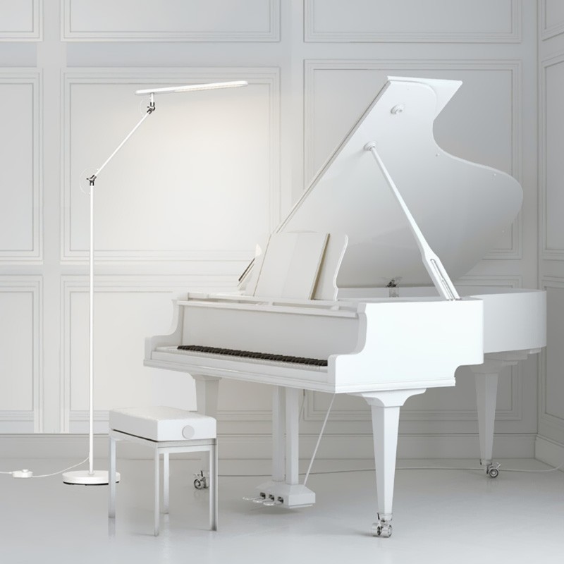 46cm Long Lampshade Piano Floor Lamp