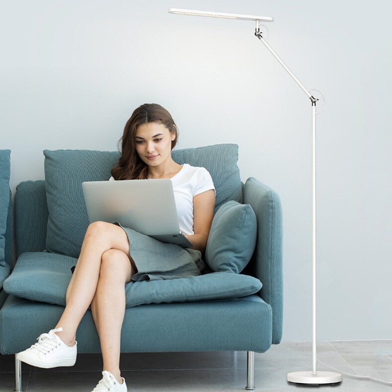 46cm Long Lampshade Piano Floor Lamp