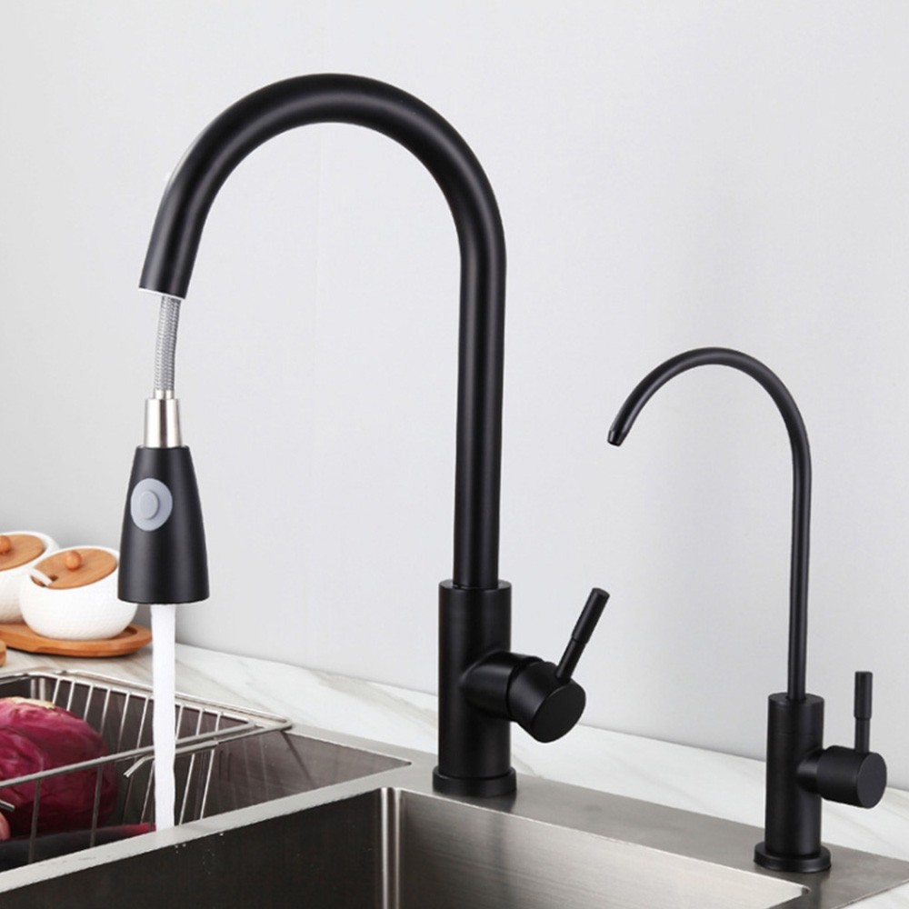 304 Stainless Steel Kitchen Pull-out Faucet