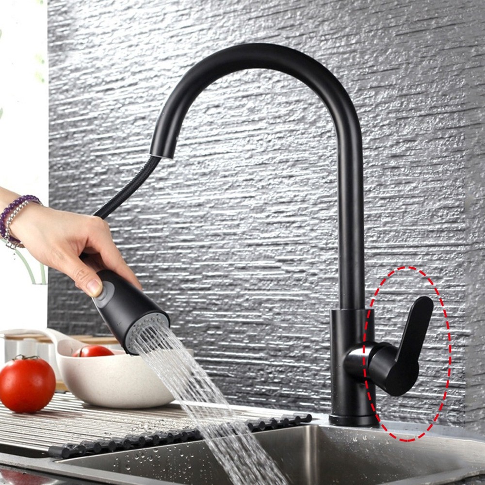 304 Stainless Steel Kitchen Pull-out Faucet