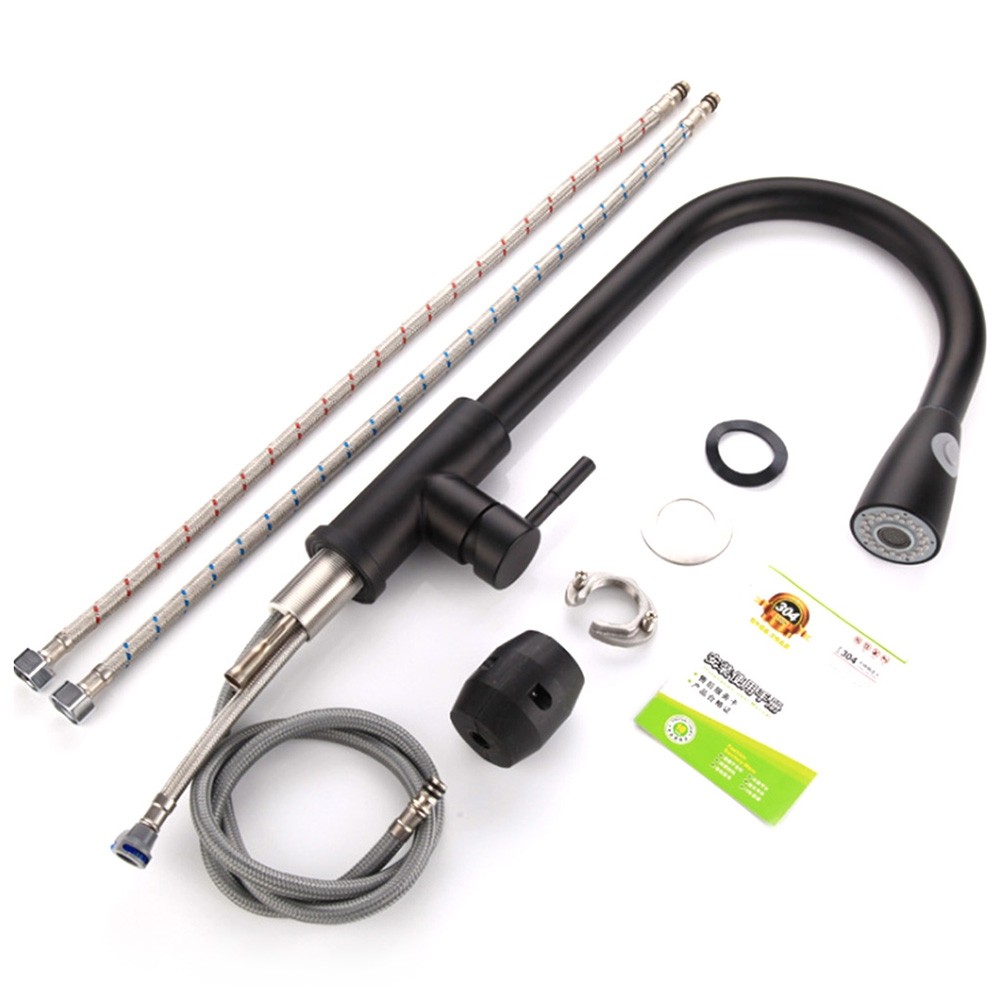 304 Stainless Steel Kitchen Pull-out Faucet