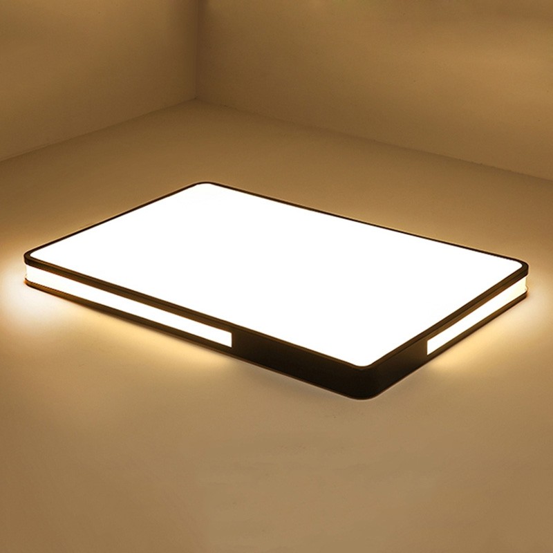 Soft Light / High Quality Material Nordic Square Simple Modern LED Living Room Ceiling Lamp