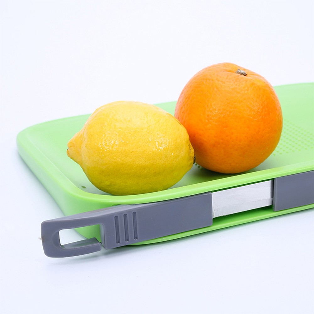Multi-functional Household Cutting Board Drain Chopping Block with Knives and Forks