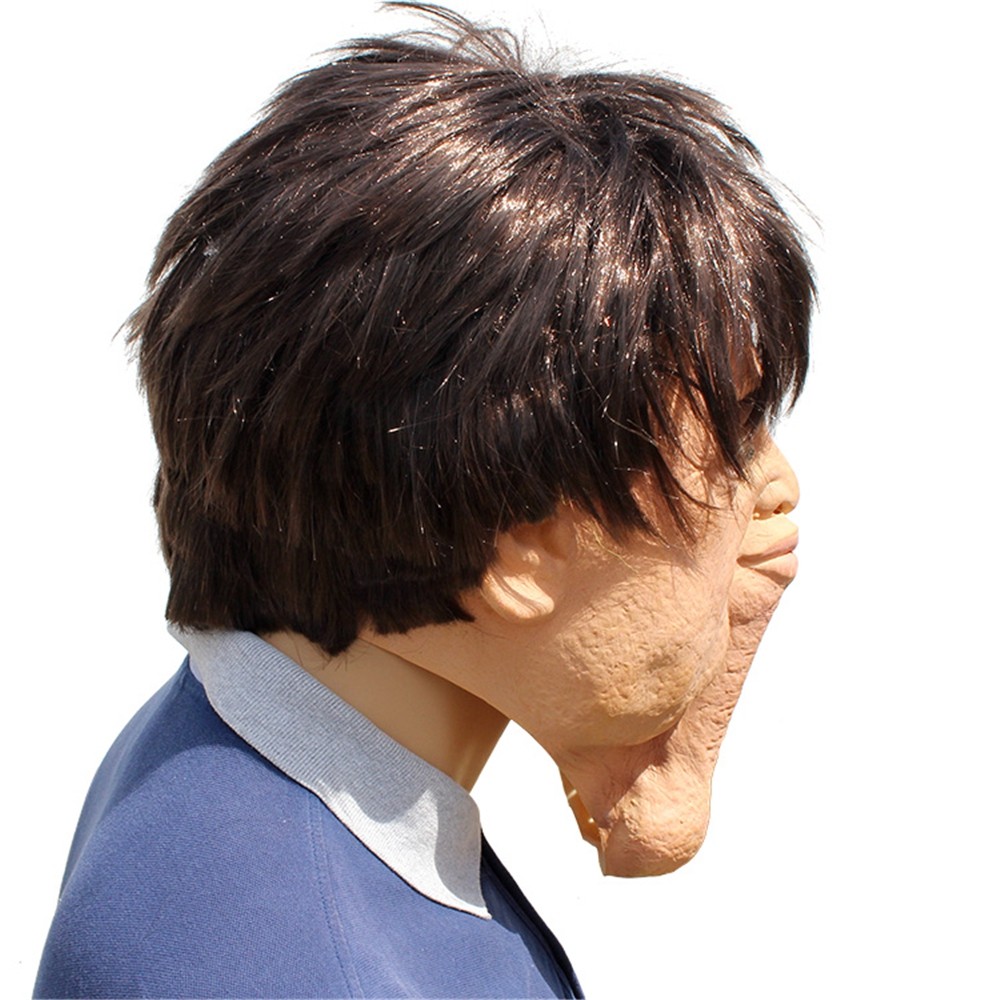 Halloween Cosplay Creative Whimsy Prop Latex Head Mask