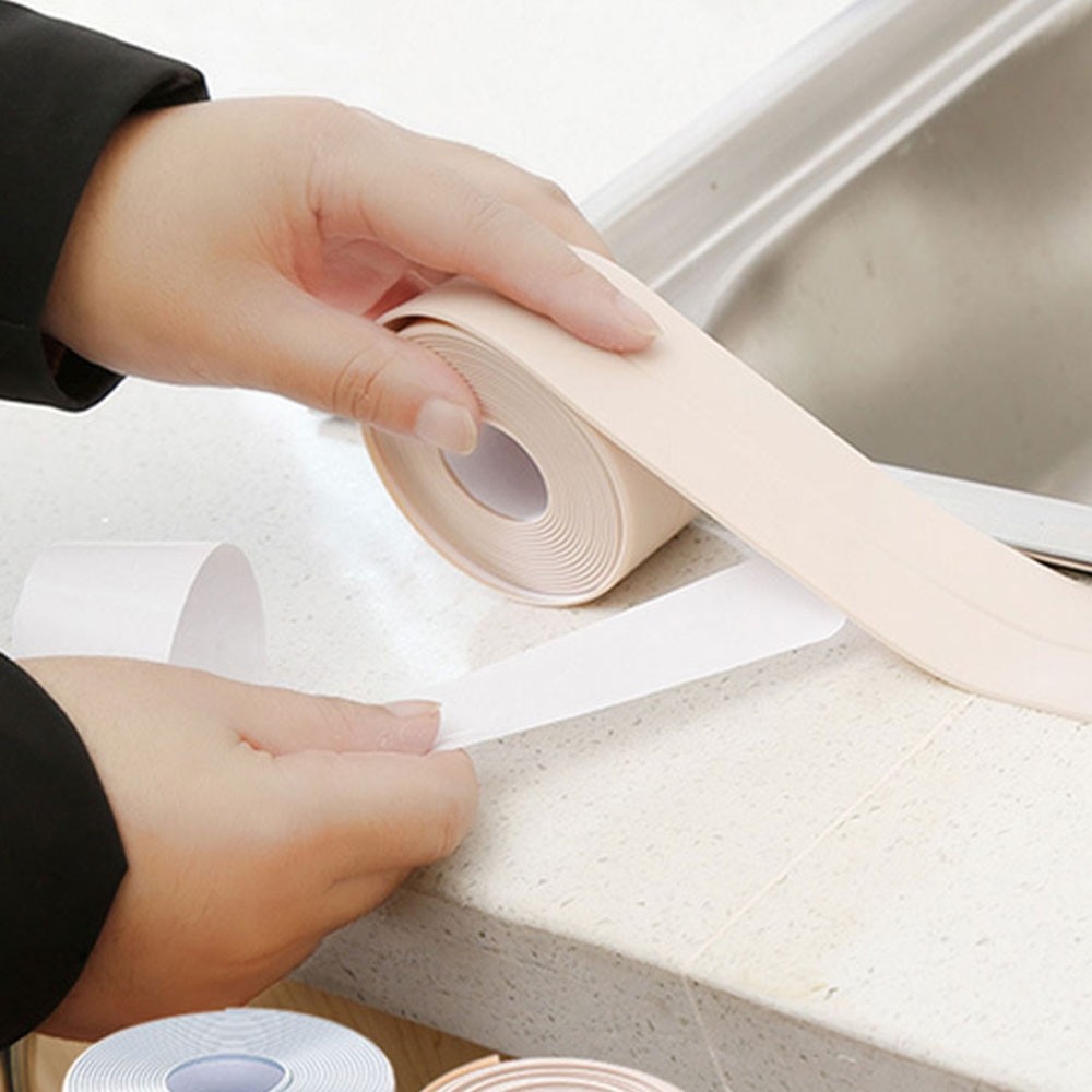 1Pc Kitchen Ceramic Sticker Waterproof Mould Proof Tape Sealing Strip
