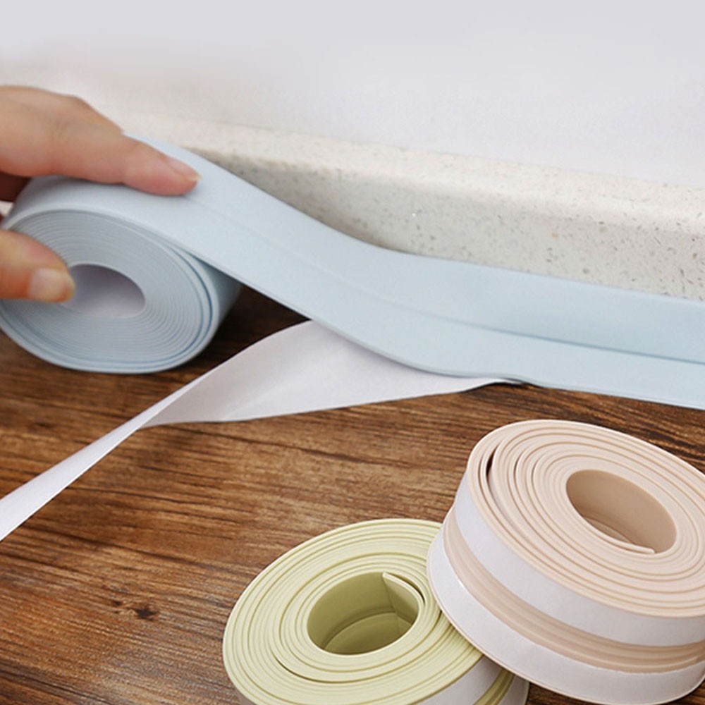 1Pc Kitchen Ceramic Sticker Waterproof Mould Proof Tape Sealing Strip