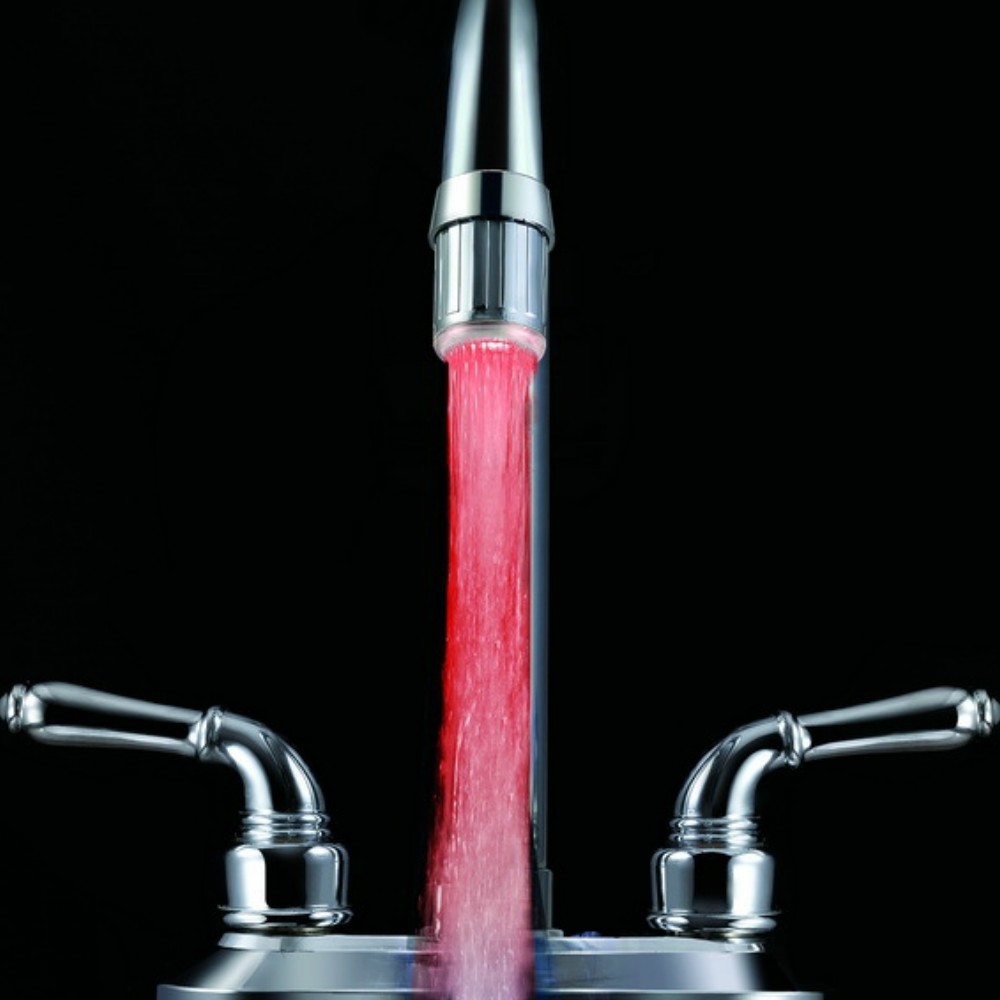 7 Color RGB Colorful LED Light Water Glow Faucet Tap Head Home Bathroom Decoration Water Tap