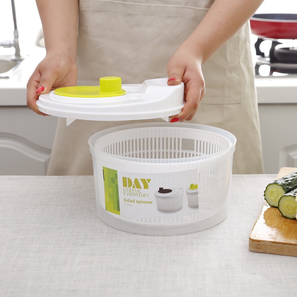 Vegetable Dryer Fruit Drain Dehydrator Shake Water Basket Multifunction Kitchen Salad Tools