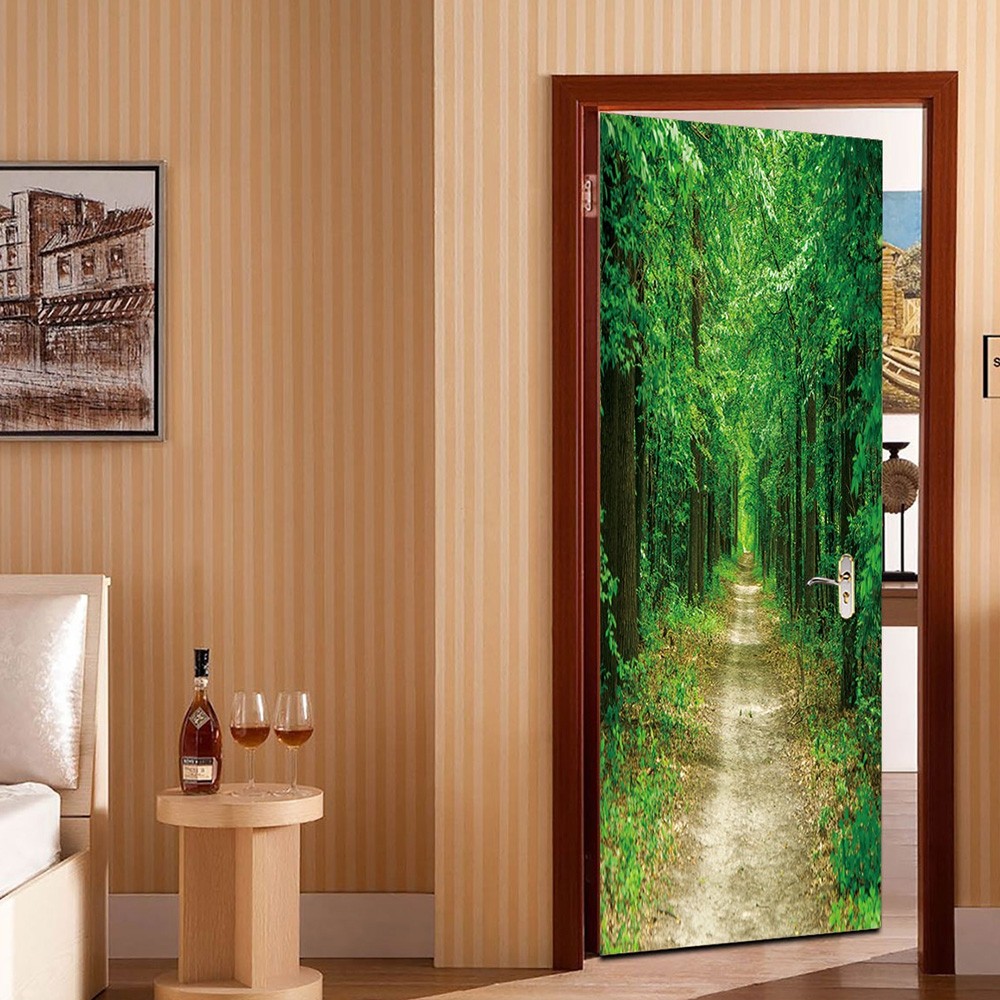 DZMT068 Deep Jungle Creative Home Decoration Wall Sticker 2pcs
