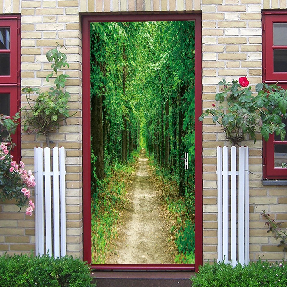 DZMT068 Deep Jungle Creative Home Decoration Wall Sticker 2pcs