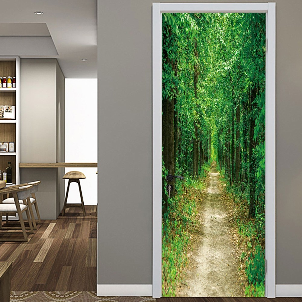 DZMT068 Deep Jungle Creative Home Decoration Wall Sticker 2pcs