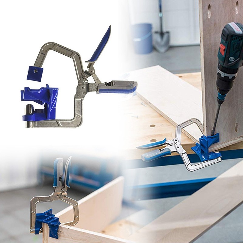 90 Degree Right Angle Woodworking Tool Holder Clamp