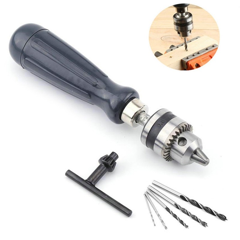 meike Hand Twist Drill Bits Manual Drilling Tool for DIY Craftwork