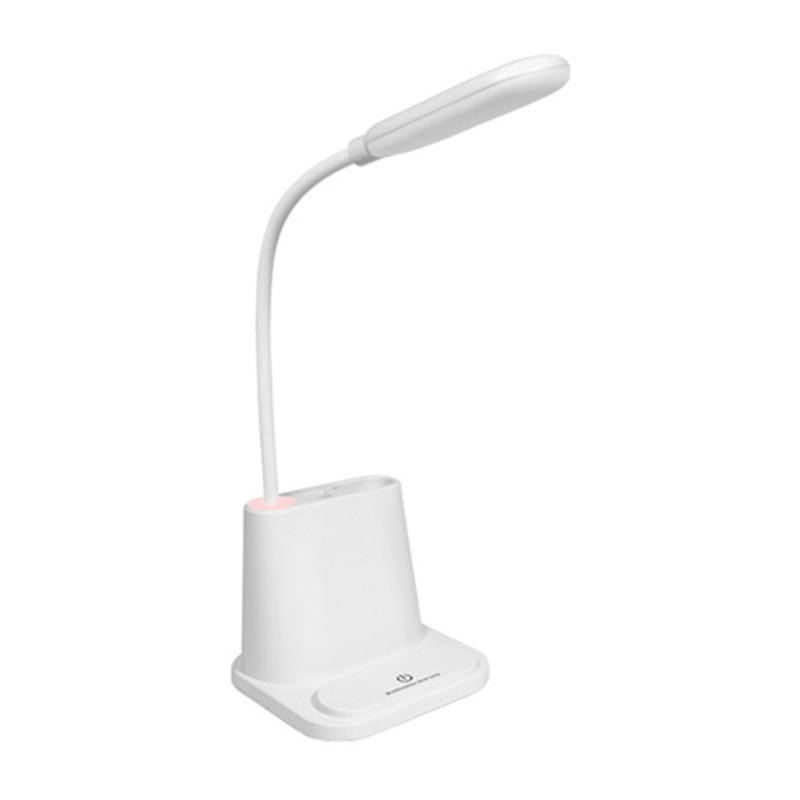 4-IN-1 USB Rechargeable LED Desk Lamp Touch Dimming Setting Table Lamp for Children Kids Reading Study Bedroom Living Room
