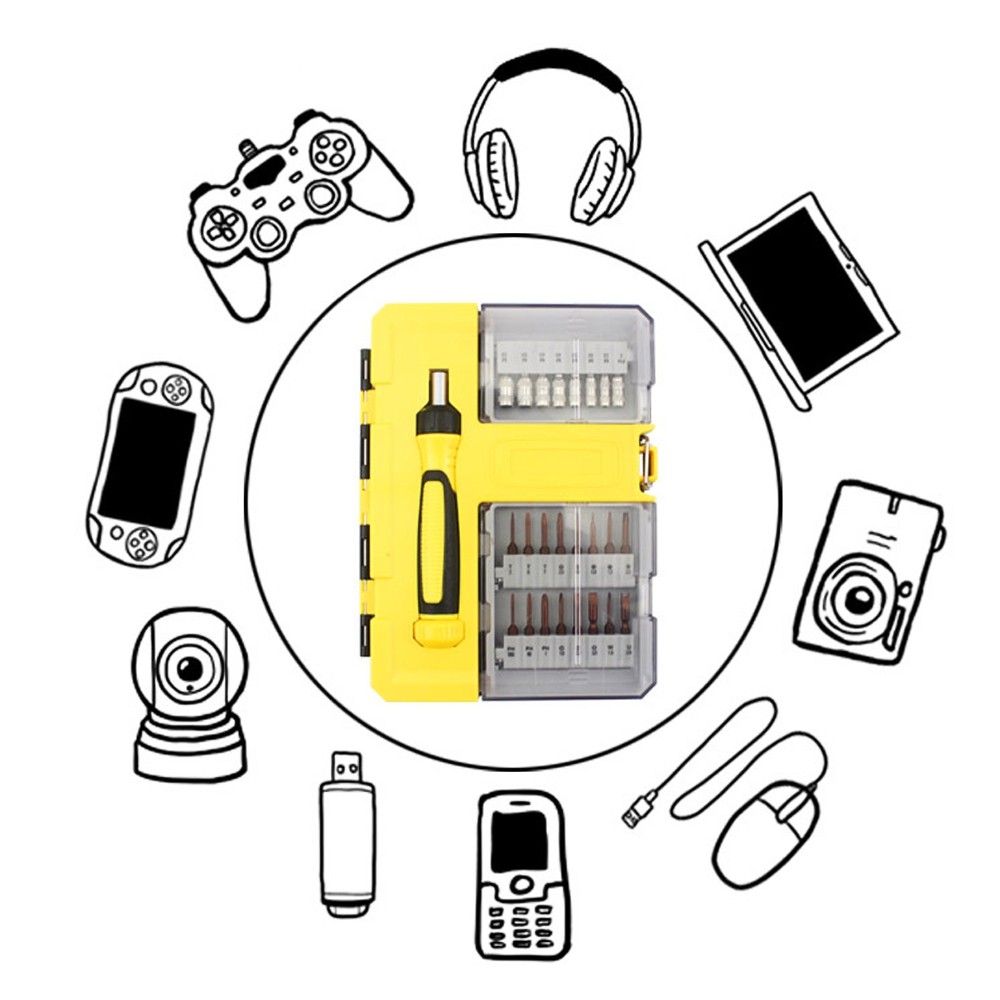 26 in 1 Ratchet Screwdriver Set S2 Steel