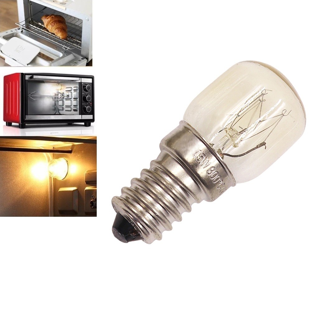 Oven Bulb E14 15W HighTemperature 300 Degree Toaster Lamp 110V