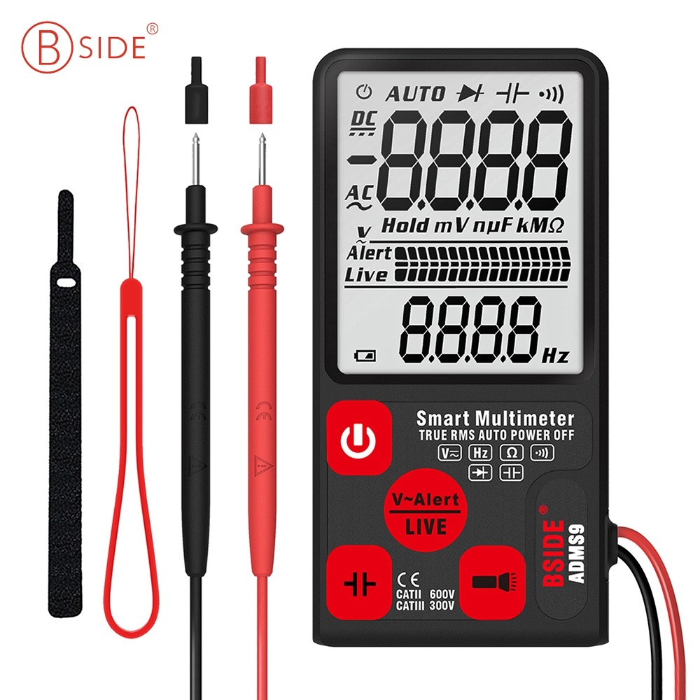 BSIDE ADMS9 Digital Multimeter Intelligent Ultra-thin Large Screen Display