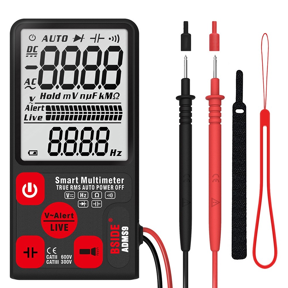 BSIDE ADMS9 Digital Multimeter Intelligent Ultra-thin Large Screen Display
