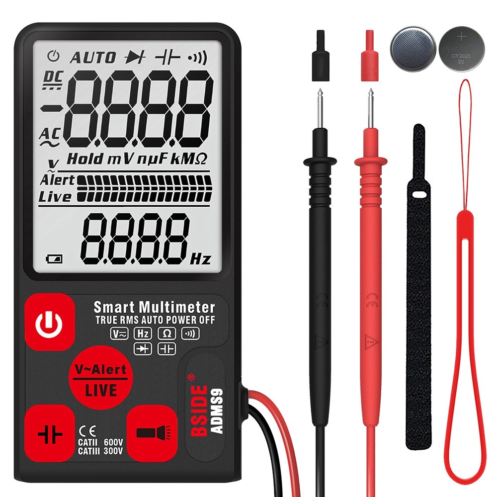 BSIDE ADMS9 Digital Multimeter Intelligent Ultra-thin Large Screen Display