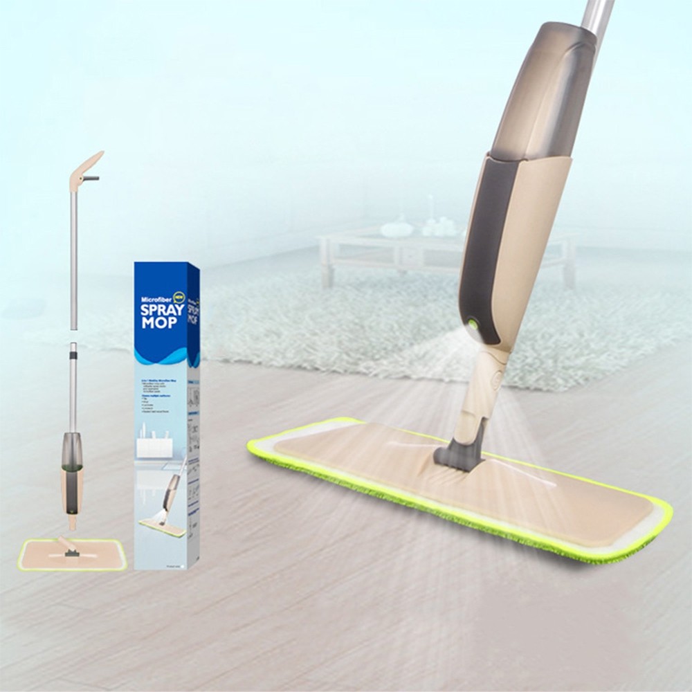 Water Spray Mop 360 Degree Rotating Small Size Handhold Home Cleaning Sweeper Mopping Dust Cleaner