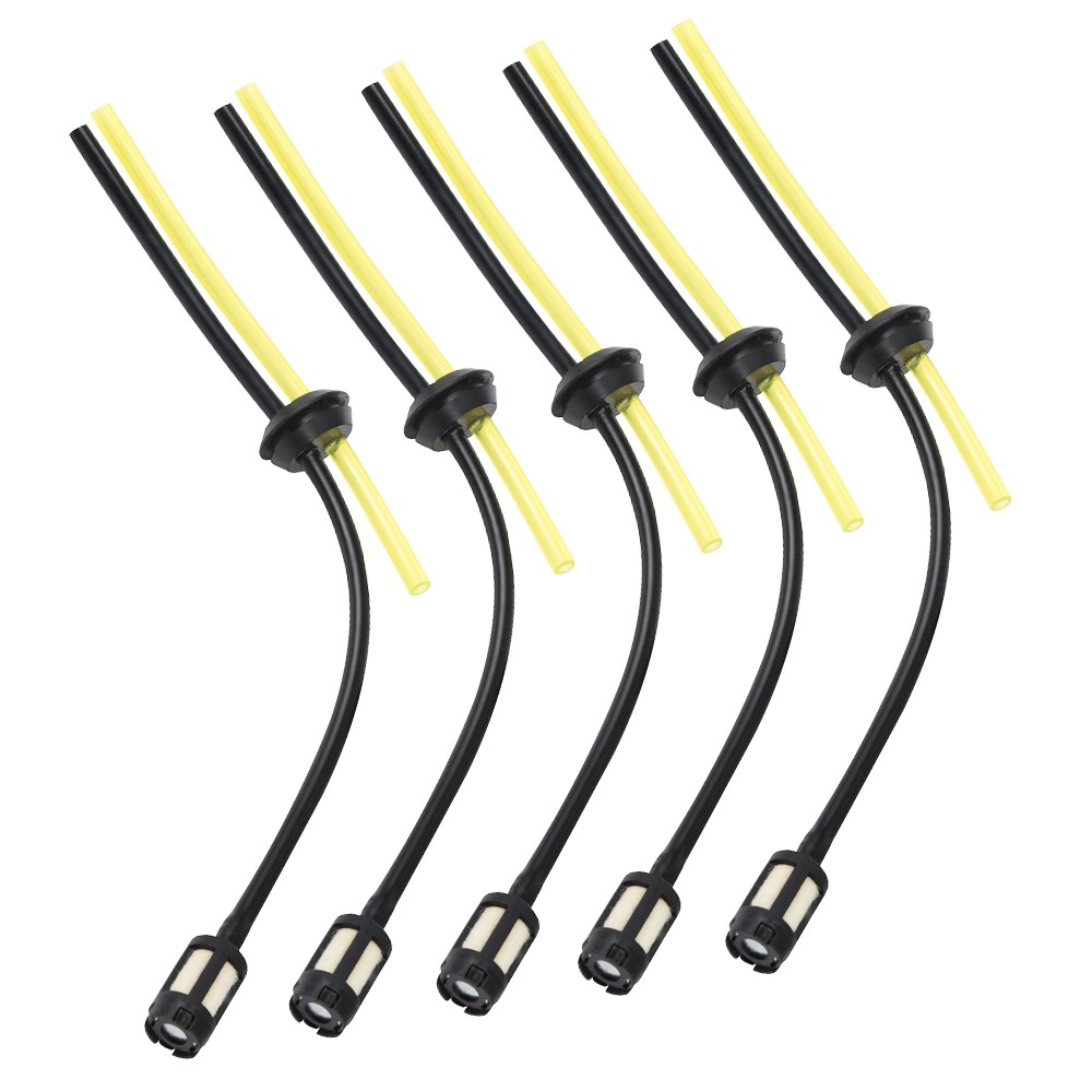 5pcs Universal Fuel Hose Oil Pipe with Filter for Chainsaw Lawn Mower