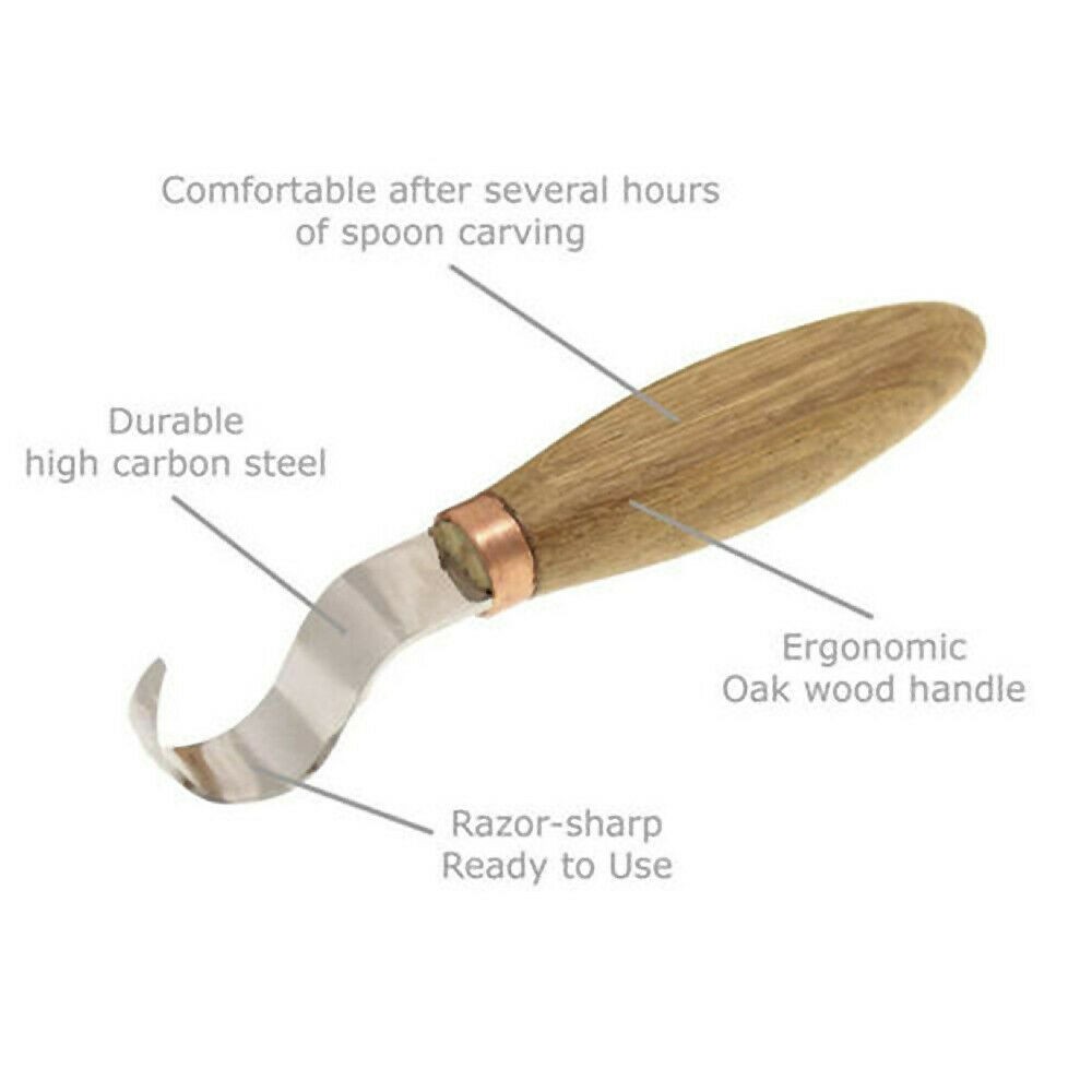 5pcs Wood Carving Cutter Knives Tool Set Woodworking Chip Hand Chisel Kit