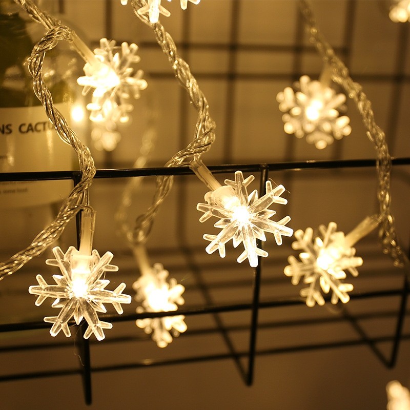YEDUO Christmas Tree Snow Flakes Led String Fairy Light  Party Wedding Garden