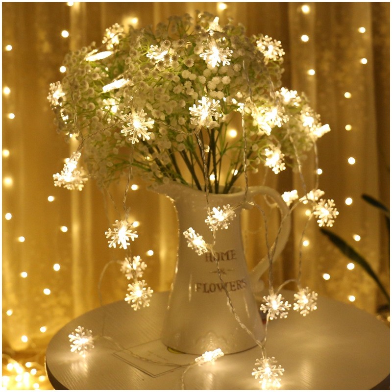 YEDUO Christmas Tree Snow Flakes Led String Fairy Light  Party Wedding Garden