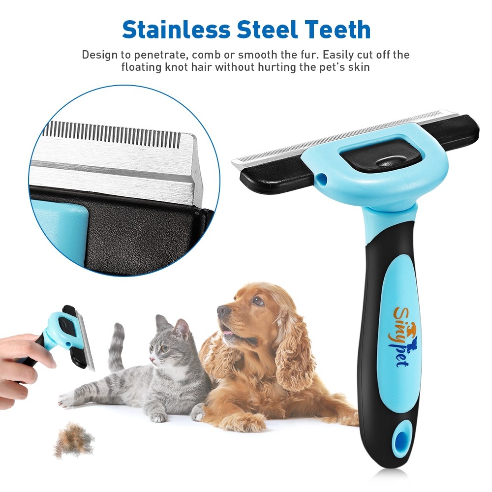 Sinypet Q - 007 - NH Deshedding Comb for Medium & Short Hair Medium & Large Size Pet Dogs