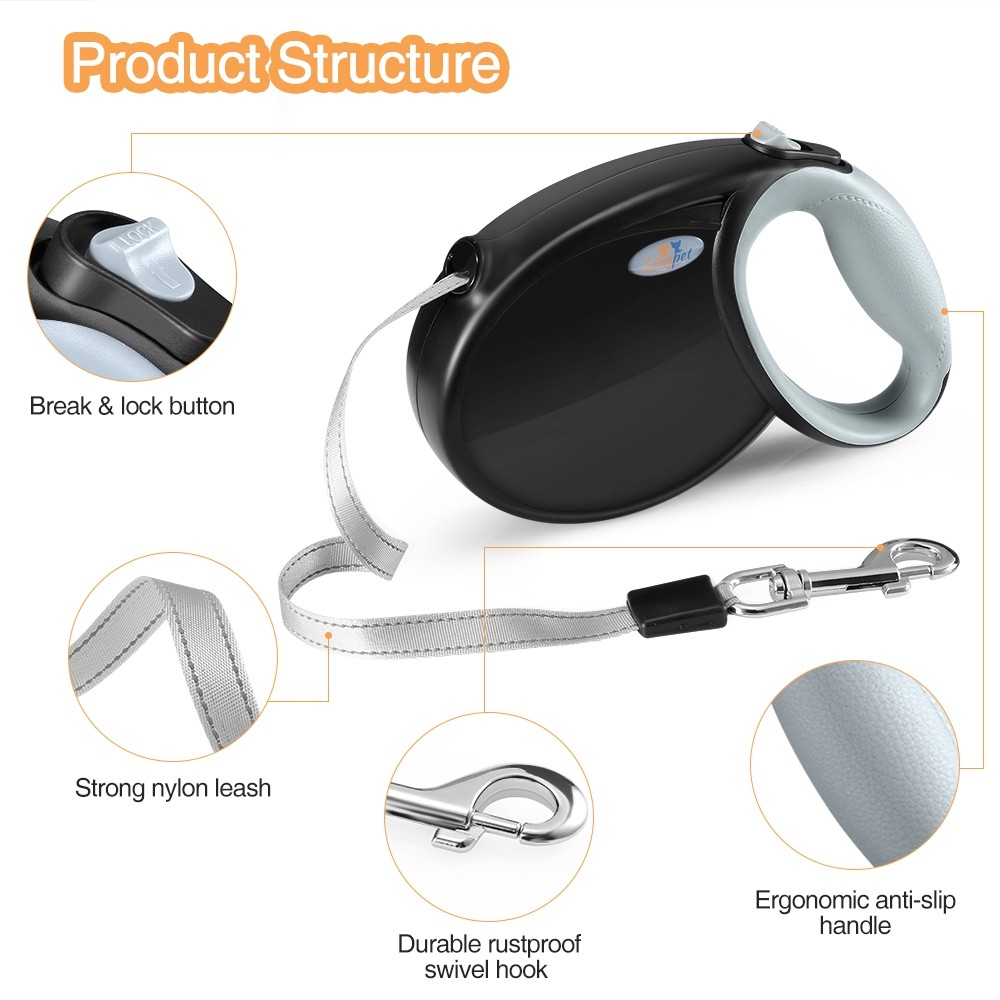 Sinypet L - 007 Retractable Dog Leash 5m Suitable for Pet Up to 30kg