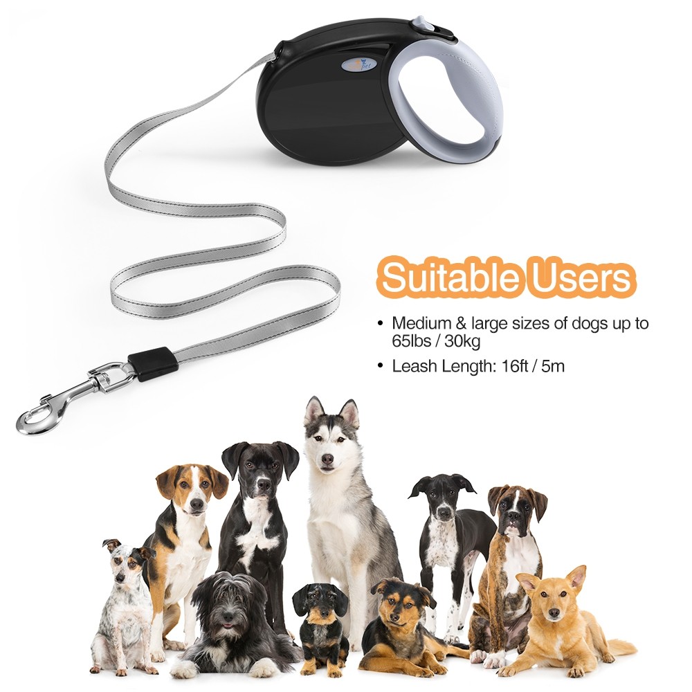 Sinypet L - 007 Retractable Dog Leash 5m Suitable for Pet Up to 30kg