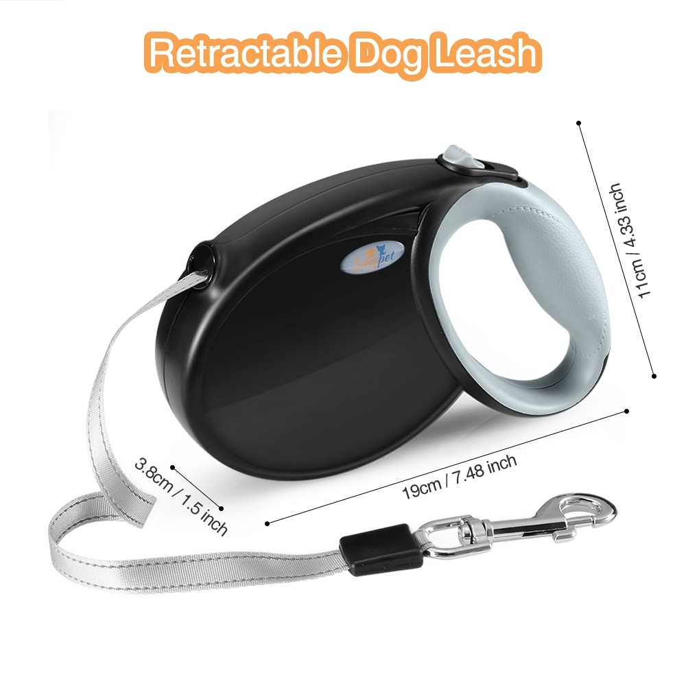 Sinypet L - 007 Retractable Dog Leash 5m Suitable for Pet Up to 30kg