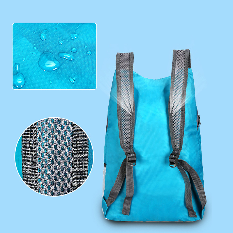 20L Lightweight Waterproof Gym Bag Foldable Backpack Polyester Rucksacks For Men Women Outdoor Sports Bag