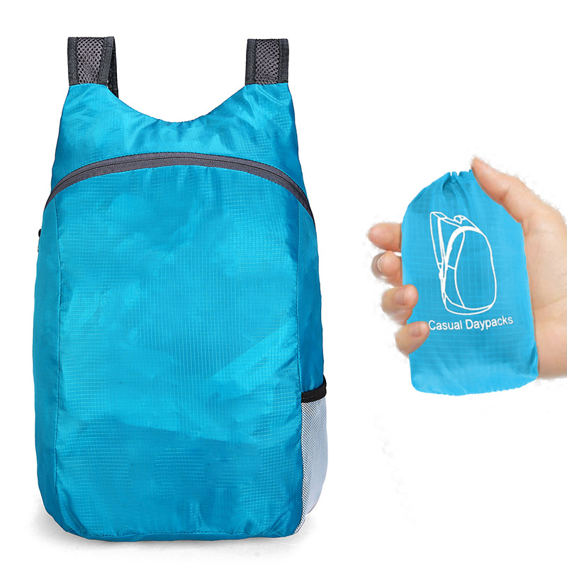 20L Lightweight Waterproof Gym Bag Foldable Backpack Polyester Rucksacks For Men Women Outdoor Sports Bag