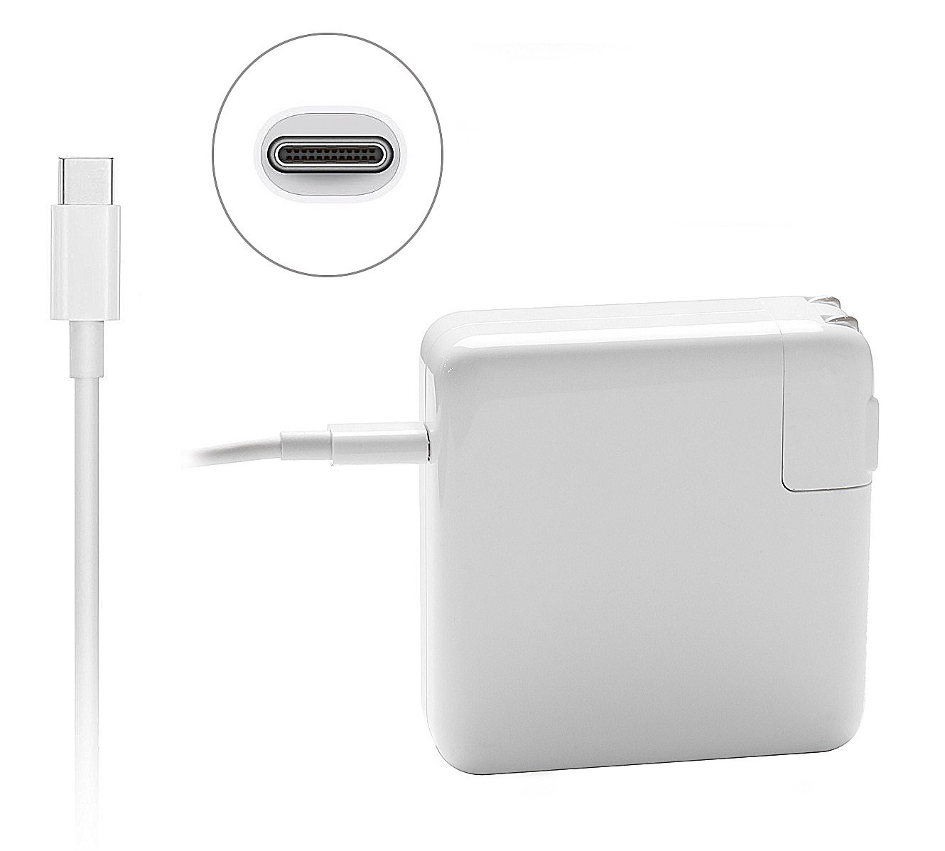 Replacement Apple 87W USB-C Power Adapter and USB-C Charge Cable