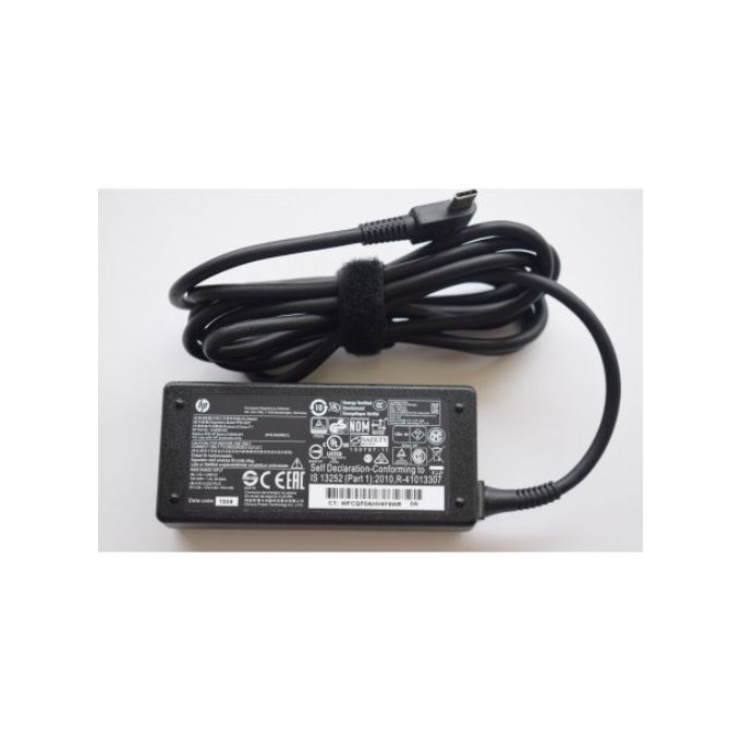 HP Laptop Charger Adapter - 65W USB-C Power Adapter (Black) For HP Laptop