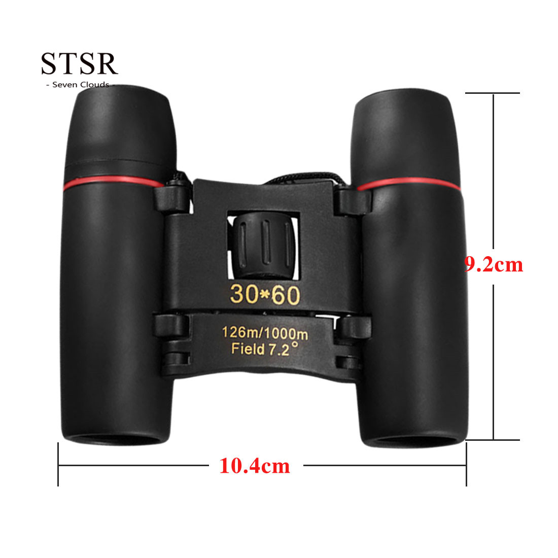 30X60 Zoom Mini Folding Binoculars Outdoor Bird Watching Travel Hunting Hiking Camera Telescope