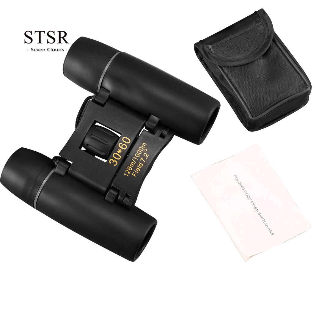 30X60 Zoom Mini Folding Binoculars Outdoor Bird Watching Travel Hunting Hiking Camera Telescope