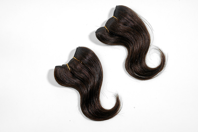 Brazilian Body Wave Hair Bundles Natural Color 100% Human Hair 6 PC/Lot 6 inch Remy Hair Extension