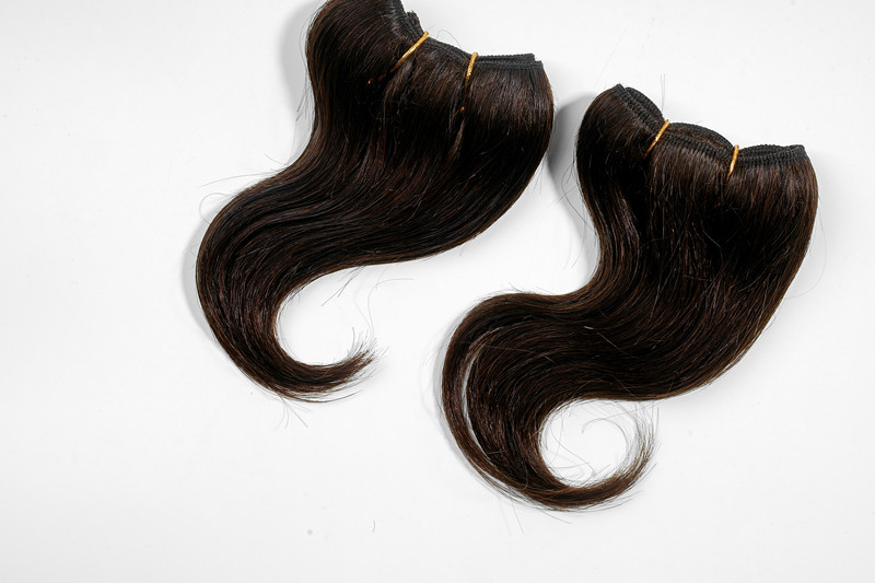 Brazilian Body Wave Hair Bundles Natural Color 100% Human Hair 6 PC/Lot 6 inch Remy Hair Extension