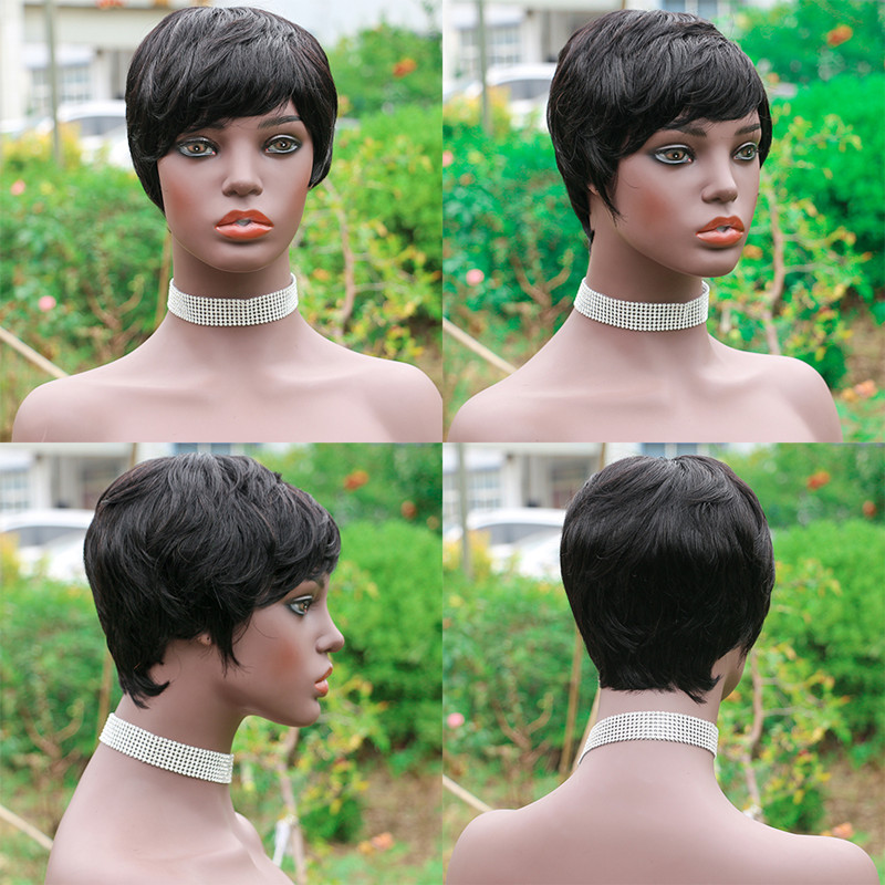 Short Bob Lace Front Wigs For Black Women Remy Straight Lace Front Human Hair Wigs Pre Plucked Wigs