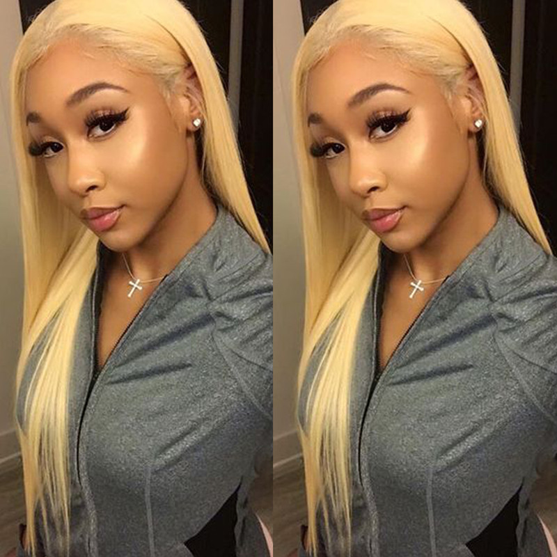 Brazilian Straight Hair 613 Honey Blonde Bundles 1/3/4 Bundles Remy Hair Weaving Human Hair Bundles