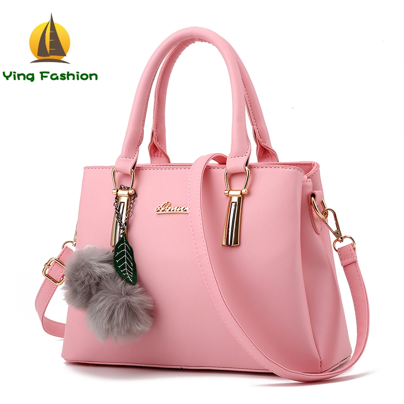 Ying Fashion1PC Set Women Shoulder Bags PU Handbag for Young Beautiful Women and Teenager HB8999