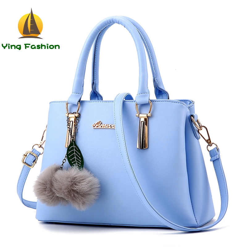 Ying Fashion1PC Set Women Shoulder Bags PU Handbag for Young Beautiful Women and Teenager HB8999