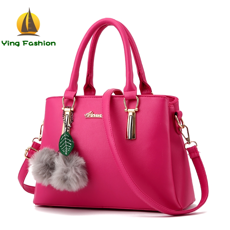 Ying Fashion1PC Set Women Shoulder Bags PU Handbag for Young Beautiful Women and Teenager HB8999