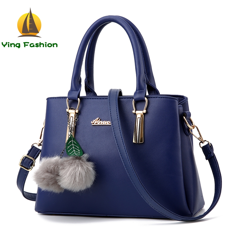 Ying Fashion1PC Set Women Shoulder Bags PU Handbag for Young Beautiful Women and Teenager HB8999