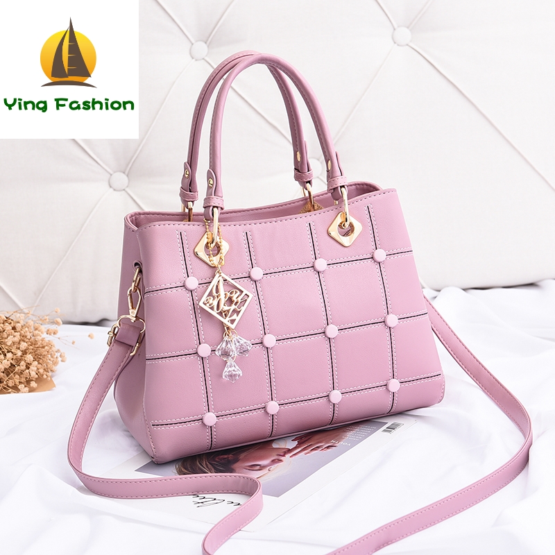 YING FASHION Casual Women's Handbags Luxury Shoulder Bag PU High Quality Women Bag HB8789